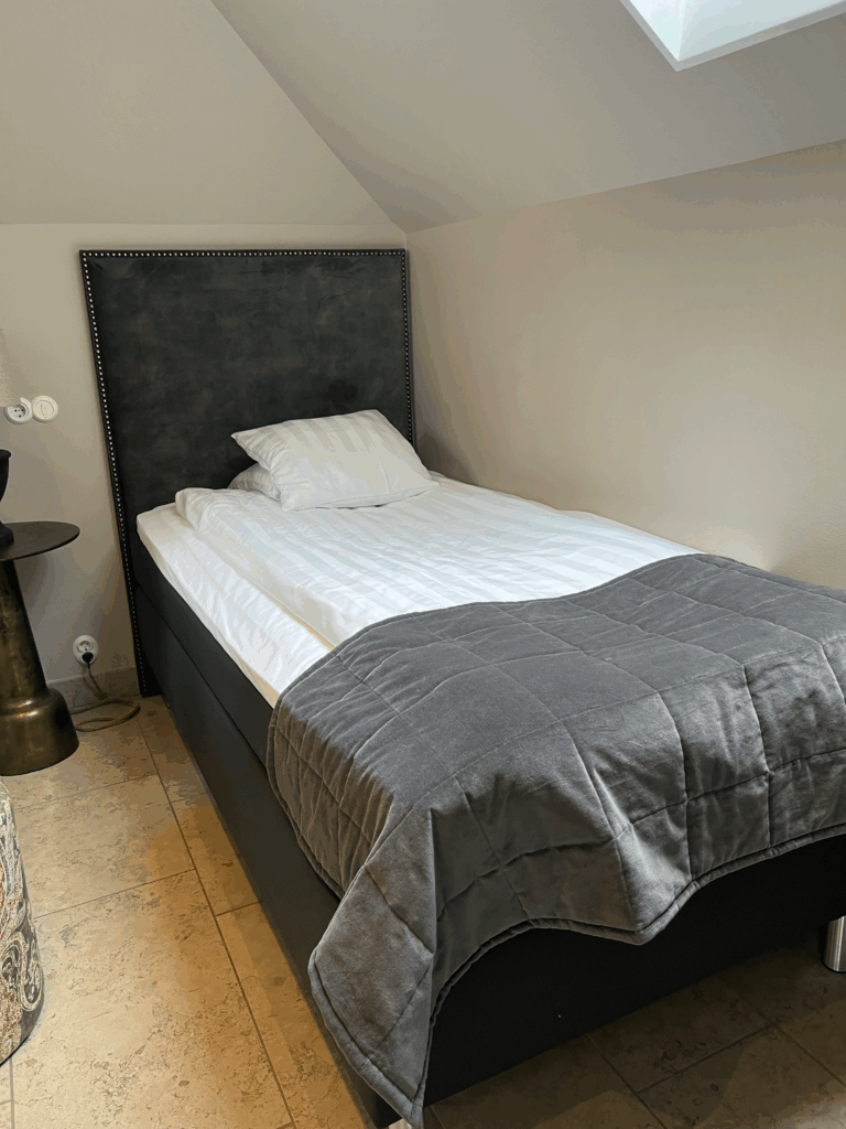 Hotell Visby Börsのシングルベッドルームと天窓